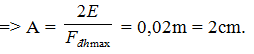 Lò xo nằm ngang → Fđh = -kx = ±1N

 → x = ± 1cm

+ Từ hình vẽ, ta thấy khoảng thời gian ngắn nhất để I chịu tác dụng của lực kéo và nén có cùng độ lớn 1N là t = T/6= 0,1 => T = 0,6s.

+ Quãng đường ngắn nhất mà vật đi được trong 0,2s = T/3 </p>