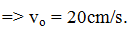 + Động năng bằng thế năng ở vị trí x = ±A √2/2   = ± √2   cm và v = ωA/ √2   = 6π cm.

+ Khi m o rơi và dính vào m, theo định luật bảo toàn động lượng (chú ý là vật m 0 rơi thẳng đứng nên động lượng của nó theo phương ngang = 0):  (m+mo)v’ = mv => v’ = 4π cm/s.

+ Hệ (m + mo) có ω’ = 2π √3   rad/s và qua VTCB vận tốc của hệ là: