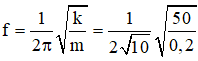 Đáp án  B

=  2,5Hz