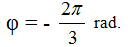 Chọn C

+ ω = 2π : T = 20 rad/s.

+ t = 0: x = 2cosφ = -1 => 

v = -40 sinφ > 0 => sinφ < 0 =>           

Vậy :  x =     2  cos (20t -  2 π / 3 ) =    2 sin(20t -  π /6) cm.