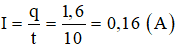 Đáp án  C

Cường độ dòng điện chạy qua dây dẫn:  

Số electron chạy qua tiết diện thẳng của dây dẫn trong thời gian 1 s là 
