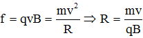 Đáp án  A

Khi electron chuyển động trong từ trường thì lực Lorenxo đóng vai trò là lực hướng tâm:

→ B  tăng gấp đôi thì bán kính quỹ đạo giảm một nửa.