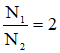 Đáp án  D

Dự định:  (*)

Quấn sai:  (1);  (2)

Chia 2 vế của (1) cho (2), suy ra:  516 vòng

Thay vào (1) suy ra N1 = 1200 vòng

Thay vào (*) suy ra N2 = 600 vòng

Từ 516  + 24 vòng cần quấn thêm 600 – 516 – 24 = 60 vòng nữa để được như dự kiến