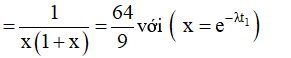 - Ta có:

 

- Do đó ta có phương trình: