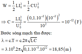 Từ công thức tính năng lượng: