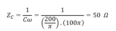 .

Dung kháng của tụ điện

Điện áp hai đầu đoạn mạch (phức hóa)