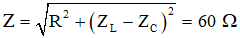 Cảm kháng của cuộn dây: 

Dung kháng của tụ điện:

Điện dung của tụ điện: 