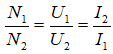 .

Ta có:  

Độ sụt thế:   U = I2R = 10.30 = 300V

Điện áp nơi tiêu thụ: U’ = U2 -   U = 2500 – 300 = 2200V