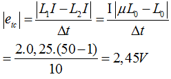 Áp dụng định luật Faraday: