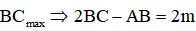 Ta có :

  (1)

Công suất lớn nhất khi

  (2)

Từ (1) và (2) suy ra :

Dễ dàng tính được : AM = 4,58m và A
