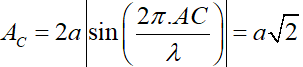 /span>

HD Giải:  AB =  λ/4 = 10

=>  λ = 40cm

AC = 5 =  λ/8

Biên độ sóng dừng tại 1 điểm cách nút bất kỳ 1 đoạn x là :

Biên độ của điểm B là 2a và C là:

Suy ra  thời gian ngắn nhất giữa hai lần mà li độ dao động của phần tử tại B bằng biên độ dao động của phần tử tại C là T/4 = 0,2 => T = 0,8s

λ = vT => v = 50cm/s = 0,5m/s