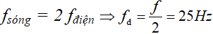 /span>

HD Giải:  l = 6 λ/2 =>  λ = 0,4m

=> f = v/ λ = 50Hz