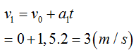 .

-    Gia tốc của vật dưới tác dụng của lực kéo F:

-    Vận tốc vật đạt được sau 2s dưới tác dụng của lực kéo F:

-    Gia tốc của vật sau khi lực kéo F thôi tác dụng:

-    Quãng đường đi thêm của vật sau khi lực kéo F thôi tác dụng: