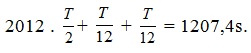 + Khi t = 0: 

+ Chu kì dao động của vật là T = 1,2s.

+ Lực phục hồi sinh ra công âm khi vật đi từ VTCB ra biên. Trong một chu kì thời gian lực phục hồi sinh công âm trong khoảng nửa chu kì.

+ Vật qua điểm M có li độ -A/2 = 10cm theo chiều âm lần thứ 2013 kể từ lúc t = 0 sau khoảng thời gian là : 

=> Lực phục hồi sinh công âm trong khoảng thời gian: