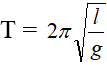Chu kỳ con lắc đơn: 

Nếu g giảm 6 lần, l giảm 2 lần thì l/g tăng 3 lần → T tăng  √ 3  lần