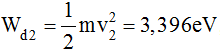 Đáp án:  A

Ta có:

r2 = 22. r1 = 2,12.10 -10m.

Lực Cu - lông giữa hạt nhân với electron là lực hướng tâm.

Động năng của e trên quỹ đạo thứ 2 là:

Thế năng của e trên quỹ đạo thứ là thế năng tương tác tĩnh điện: