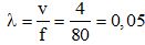 m = 5 cm.

+ Độ lệch pha dao động của 2 điểm đó là: