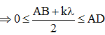 Số đường hyperbol cực đại cắt MN bằng số điểm cực đại trên CD

Ta có : AM – BM  = AC – BC = 7 cm.

Và AC + BC = AB = 13 cm → AC = 10 cm

Kết hợp với

Và DB = AB – AD → AD = 11,08 cm.

 Xét một điểm bất kỳ trên AB, điều kiện để điểm đó cực đại là:

Số điểm cực đại trên AC:

→ có 16 điểm cực đại

Số điểm cực đại trên AD

→ có 18 điểm cực đại

Vậy trên CD có 18 – 16 = 2 cực đại, suy ra có 2 đường hyperbol cực đại cắt MN