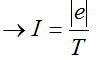 Ta có . Nguyên tử hidro hạt nhân gồm có 1 proton và 1 electron chuyển động tròn xung quanh proton. Xét trong một chu kì (thời gian để electron chuyển động hết 1 vòng xung quanh proton) thì lượng ∆q dịch chuyển là 1e 

Lực Cu-lông đóng vai trò lực hướng tâm. Ta có: