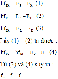 Theo đề ra , ta có phương trình giải phóng năng lượng là : 