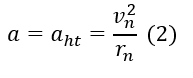 .

Phương trình động lực học cho chuyển động của electron

electron chuyển động tròn đều, lực tĩnh điện đóng vai trò là lực hướng tâm

Từ (1)       và     (2)