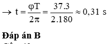 + Khi dịch màn lại gần 0, 4 m thì D’ = D  -   0,4  ®   kM = 16,5

+ Vậy khi di chuyển màn lại gần thì vật đạt các cực đại là 14, 15, 16.

+ Vì cho vân sáng lần thứ 2 nên sẽ ứng với kM = 15  ®   D’’= 1,76 m

®   D  D = D  -   D’’ = 0,24 m = 24 cm

+ Từ hình vẽ ta có  j   »   370