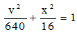 Chọn C

+  Ta có:  , đồng nhất với  
 

 ta được:

A2 = 16 => A = 4cm

A2ω2 = 640 => ω = 2 √10  ≈ 2π rad/s => T =  2π/ ω  = 1s.

+ Trong nửa chu kì vật đi được quãng đường 2A nên: 