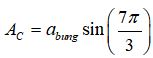 Chọn   C

Ta có  l =AB.4=40cm

Biên độ sóng dừng tại một điểm có dạng A=Ab |sin(2 p x/ l )|

vì xc =140/3cm

Thời điểm t = 0 B và C có cùng li độ, sau khoảng thời gian ngắn nhất là 0,1s thì điểm B có độ lớn li độ bằng biên độ của điểm C

 

 