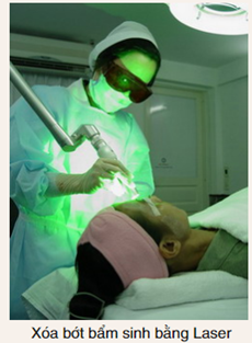 Trả lời:   Ứng dụng của laser trong y học

- Tia laser được sử dụng làm dao mổ trong phẫu thuật. Vì dễ điều khiển, kiểm soát độ sâu và có diện tích tiếp xúc nhỏ.

- Tia laser có thể dùng phục hồi thị giác cho các trường hợp cận thị, kết hợp với sợi quang học để có thể chữa các bệnh về võng mạc, chuẩn đoán ung thư,….  Ứng dụng của laser trong thẩm mĩ

- Trong lĩnh vực này tia laser cũng có những ứng dụng rộng rãi như tái tạo bề mặt da, làm săn chắc da, điều trị các tổn thương sắc tố trên da, xóa bỏ hình xăm,…

 

 Ứng dụng của laser trong các ngành công nghiệp

- Các vật liệu cứng như thạch anh và thủy tinh đều có thể ứng dụng tia laser để cắt.

- Súng laser được sử dụng trong các ngành bán hàng như quét mã vạch.

- Trong xây dựng để ứng dụng đo đạc trong các loại máy đo khoảng cách, máy cân bằng laser,…

- Trong lĩnh vực quảng cáo, tia laser có thể dùng để  khắc laser  , khắc chữ  làm biển quảng cáo  ,  cắt chữ kim loại  ,  cắt laser kim loại  , …    Ứng dụng trong khoa học và công nghệ

Tia laser được ứng dụng để nghiên cứu chuyển động Brown của các hạt. Máy bắn laser có thể đo được các chất gây ô nhiễm trong không khí,…  Ứng dụng trong quân đội

Công cụ tìm phạm vi laser được sử dụng để xác định khoảng cách đế đối tượng. Máy bắn tia laser được sử dụng như một đèn chiếu sáng bí mật để theo dõi đối tượng với độ chính xác cao khi trinh sát ban đêm,…