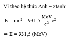 1. Kích thước hạt nhân tỉ lệ với số nuclon A. Sai

2. Các hạt nhân đồng vị có cùng số proton. Đúng

3. Các hạt nhân đồng vị có cùng số nuclon. Sai

4. Điện tích hạt nhân tỉ lệ với số proton. Đúng

Vì hạt nhân có cùng Z proton thì có điện tích dương bằng +Ze

5. Một hạt nhân có khối lượng 1u thì sẽ có năng lượng tương ứng 931,5 MeV. Đúng