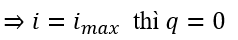 Trong mạch dao động LC     lí tưởng thì q    và i    dao động cùng pha
