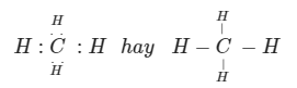 Trả lời:

C: 1s22s22p2  =>góp chung 4e

H: 1s1 =>góp chung 1e

=>1 nguyên tử C liên kết với 4 nguyên tử H

=>trong phân tử CH4 có 4 liên kết đơn (4 liên kết )

ần à: A