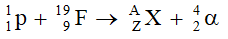 - Ta có phương trình phản ứng hạt nhân:

- Áp dụng định luật bảo toàn số khối và bảo toàn điện tích ta được:

→ Hạt nhân X là hạt Ôxi.