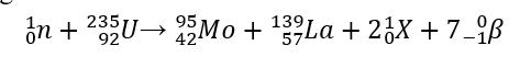 Phương trình phản ứng

⇒  Vậy X    là nơtron.