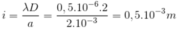 Chọn   A

Ta có: 

Khoảng cách từ vân sáng bậc 1 đến vân sáng bậc 10 là:

x 10  -    x  1  =   x  9+1  -    x  1  =  9i = 4,5 mm