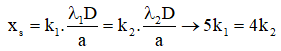 Ta có:

Do đó:

Khi n = -1 thì x = -4 mm.