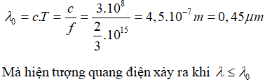 Áp dụng công thức: 