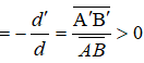 .

TH1: Vật thật tạo ảnh ảo d’ < 0.

 

TH2: Vật thật tạo ảnh thật d’ > 0.

 