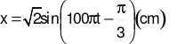 Vật nhỏ nặng 100 g gắn với một lò xo nhẹ đang dao động điều hoà dọc theo một trục nằm trong mặt phẳng ngang trên đệm không khí có li độ . Nếu tắt đệm không