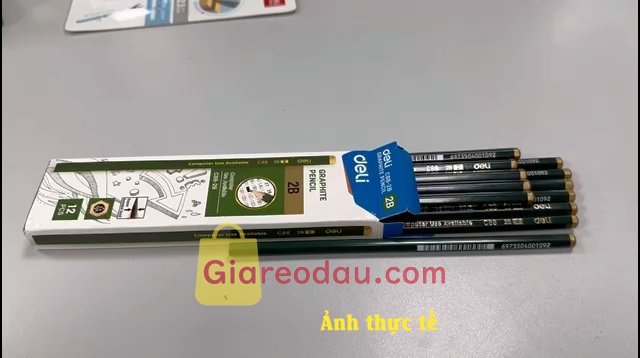 Giảm giá [Mã 29%] Bộ 12 bút chì gỗ học sinh Deli phù hợp với dùng trong thi cử - quét máy chấm thi sử dụng trong trường học - văn phòng. Sản phẩm đóng gói đẹp, chắc chắn, giao hàng nhanh, đặt hàng ngày. 