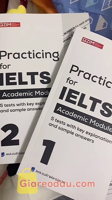 Giảm giá [Mã 5%] Combo Sách Practicing for IELTS - Tuyển tập 10 đề thi IELTS kèm lời giải chi tiết. Sách oke lắm, giao hàng nhanh, sách học khá ổn có phần giải thích. 