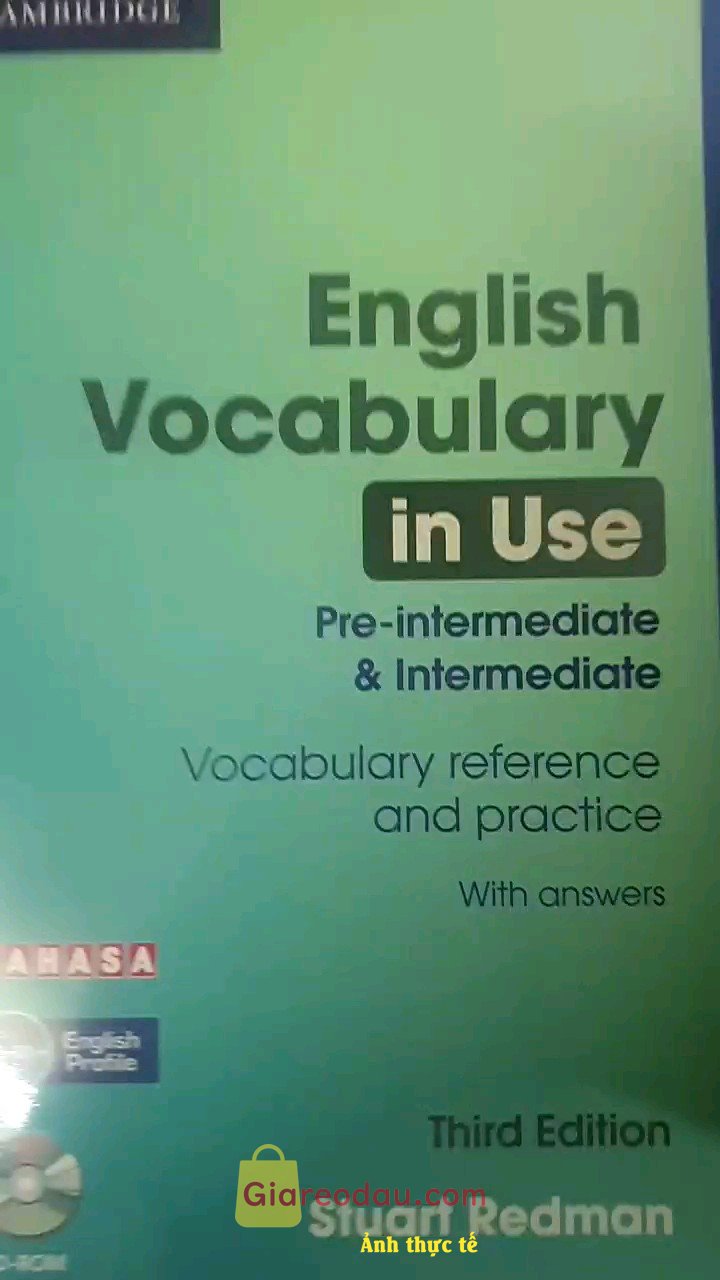 Giảm giá [Mã 7%] English Vocabulary In Use: Pre-Intermediate & Intermediate Book With Answers With CD-ROM. Nhà sách đóng gói chuyên nghiệp cẩn thận. Giao hàng nhanh. Sách chất. 