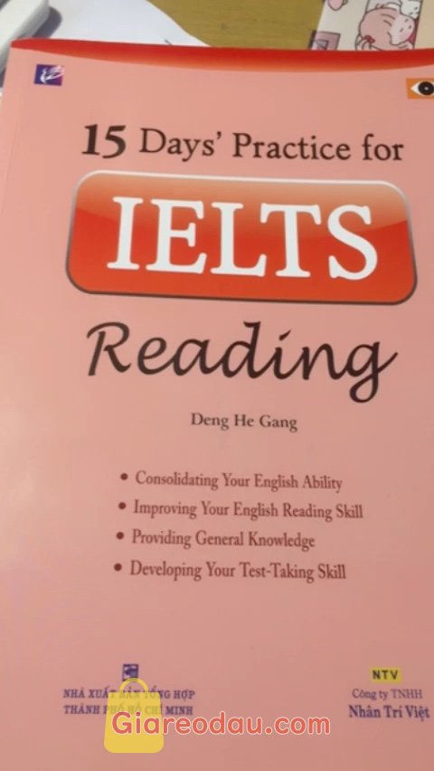 Giảm giá [Mã 24%] Sách 15 Days' Practice For IELTS Reading (2019). Cubgx tạm ổn, mình thấy sách được nhiều page học ielts recommend,. 