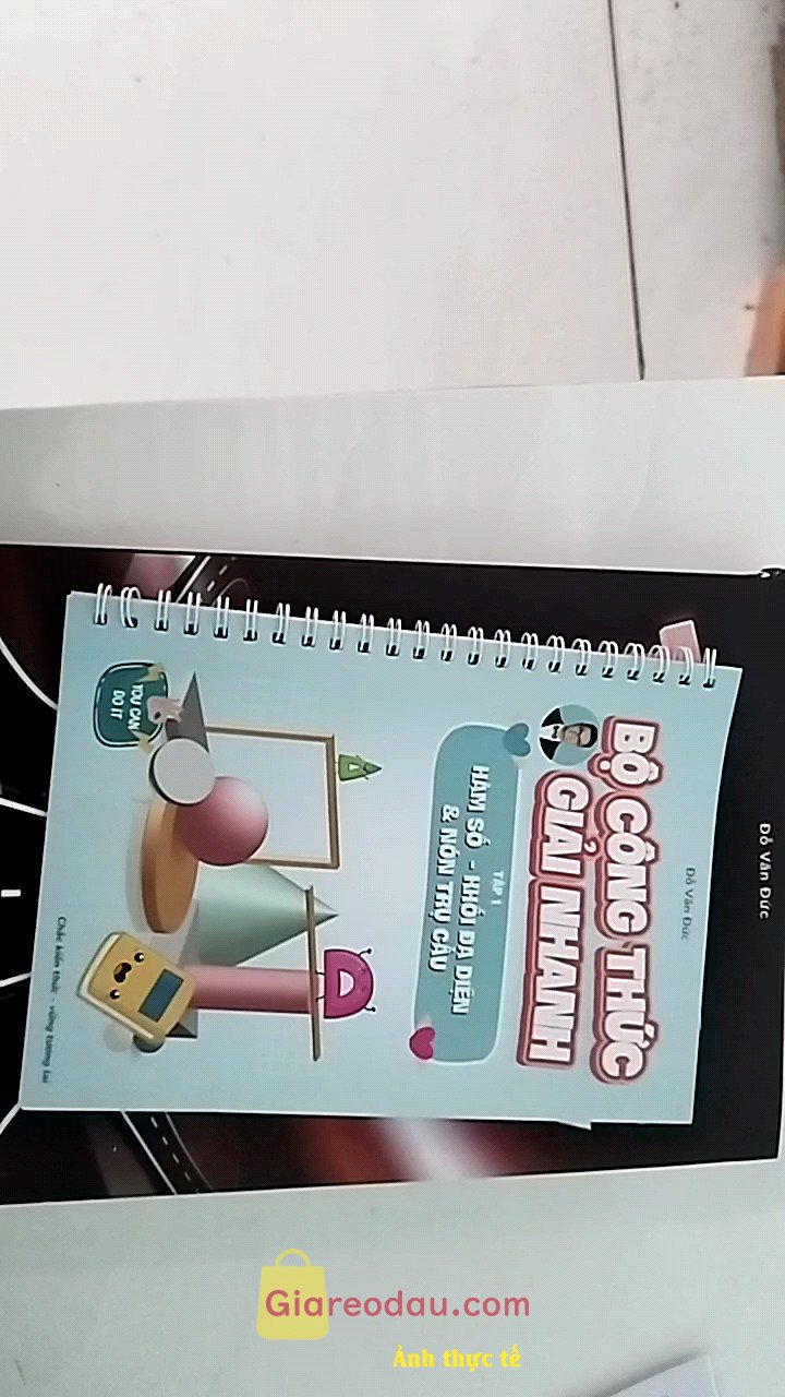 Giảm giá Sách 15 phương pháp kinh điển hàm số Toán IMO thầy Đỗ Văn Đức. Vì chưa đọc nên chưa biết sách như thế nào nhưng thấy được tâm quyết của tác giả. 