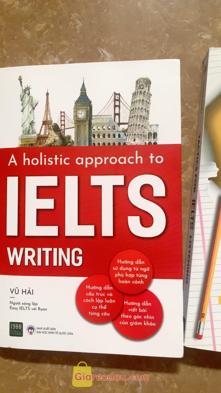 Giảm giá [Mã 27%] Sách A holistic approach to IELTS Writing 1980books. Giao hàng nhanh, đóng gói cẩn thận. . 