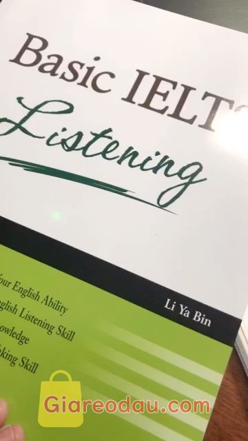 Giảm giá [Mã 20%] Sách Basic IELTS Listening (Tái bản). sách đẹp, in chữ rõ nét, kèm đĩa nên rất tốt luôn ạ. giá cả. 