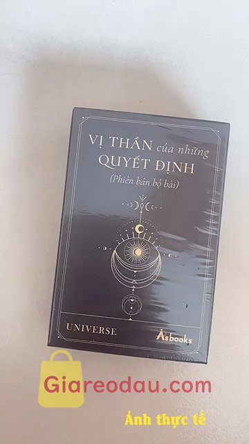 Giảm giá [Mã 35%] Sách BỘ BÀI Vị Thần Của Những Quyết Định. Chữ in rõ ràng, thiết kế đẹp. Shop giao đúng hàng, nhanh, đóng gói cẩn thận. Mình. 