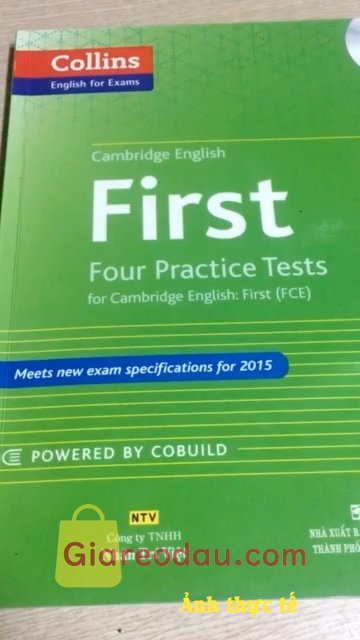 Giảm giá [Mã 24%] Sách Cambridge English Preliminary Four Practice Tests (+CD). Hình ảnh chỉ mang tính chất minh họa không phải là sản phầm nhanh. . 