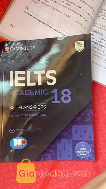 Giảm giá [Mã 22%] Sách Cambridge IELTS 18 Academic - With Answer + Audio. Sách từ Fahasa thì bảo đảm rồi. Giao hàng khá nhanh. Sách được. 
