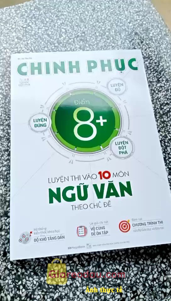 Giảm giá [Mã 25%] Sách Chinh phục luyện thi vào 10 môn Ngữ Văn theo chủ đề. Sách trang trí rất đẹp , dễ hiểu , tóm gọn . Có dịp sẽ tiếp tục ủng hộ.. Sách đẹp,. 